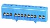 N12H kolor niebieski 12x16mm2 Listwa zaciskowa neutralna IP20 MAD1012N15